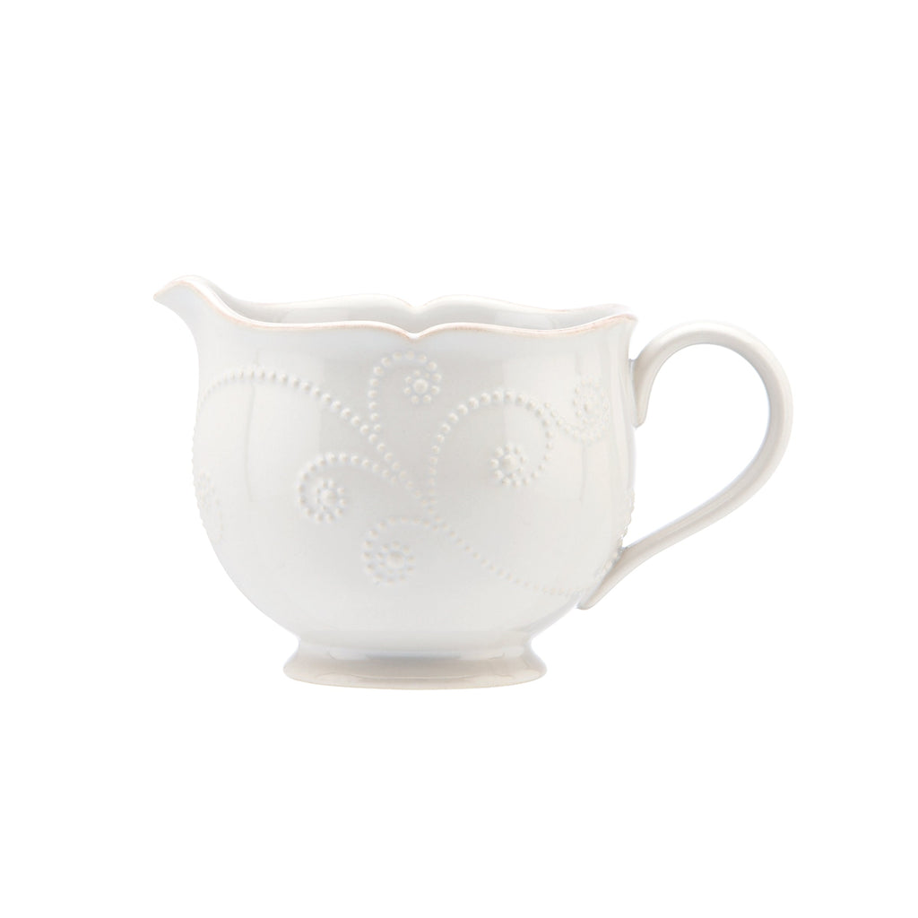 Lenox French Perle White Gravy Boat, stoneware