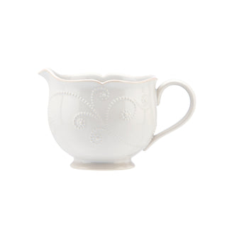 Lenox French Perle White Gravy Boat, stoneware