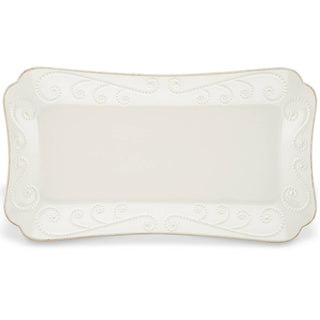 Lenox French Perle White Hors d'Oeuvres Tray, stoneware (view 2)