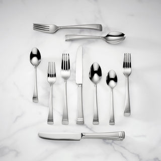 Lenox Federal Platinum Frosted 20-Piece Flatware Set, 18/10 stainless steel