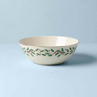 Lenox Holiday Serving Bowl, porcelain