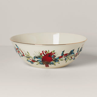 Lenox Winter Greetings Serving Bowl, porcelain