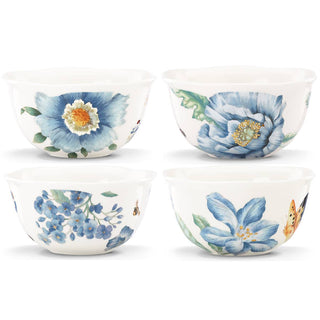 Lenox Butterfly Meadow Blue Dessert Bowls, Set of 4, porcelain (view 2)