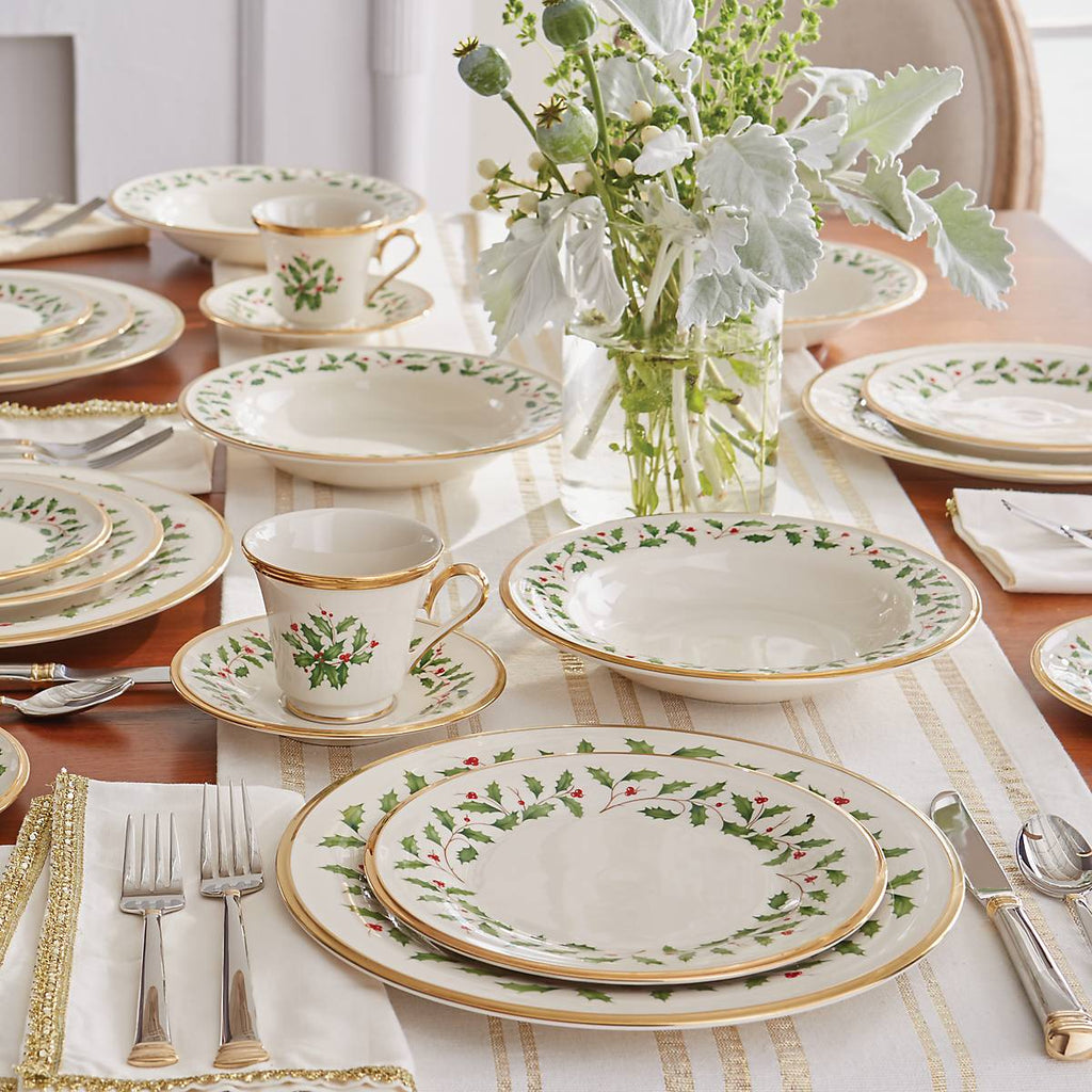 Lenox Holiday Dinner Plates, Set of 6, porcelain (view 7)