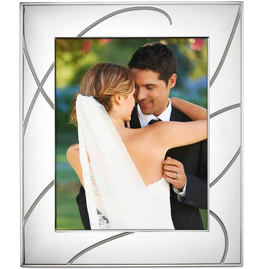 Lenox Adorn 8x10 Photo Frame, silverplate/zinc alloy