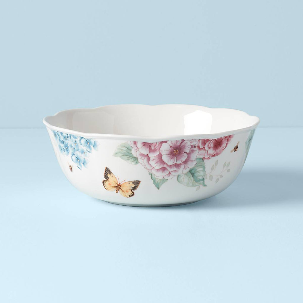 Lenox Butterfly Meadow Hydrangea Large Serving Bowl, porcelain (view 2)
