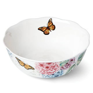Lenox Butterfly Meadow Hydrangea Large Serving Bowl, porcelain (view 4)