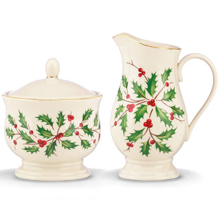 Lenox Holiday Sugar & Creamer Set, porcelain (view 2)