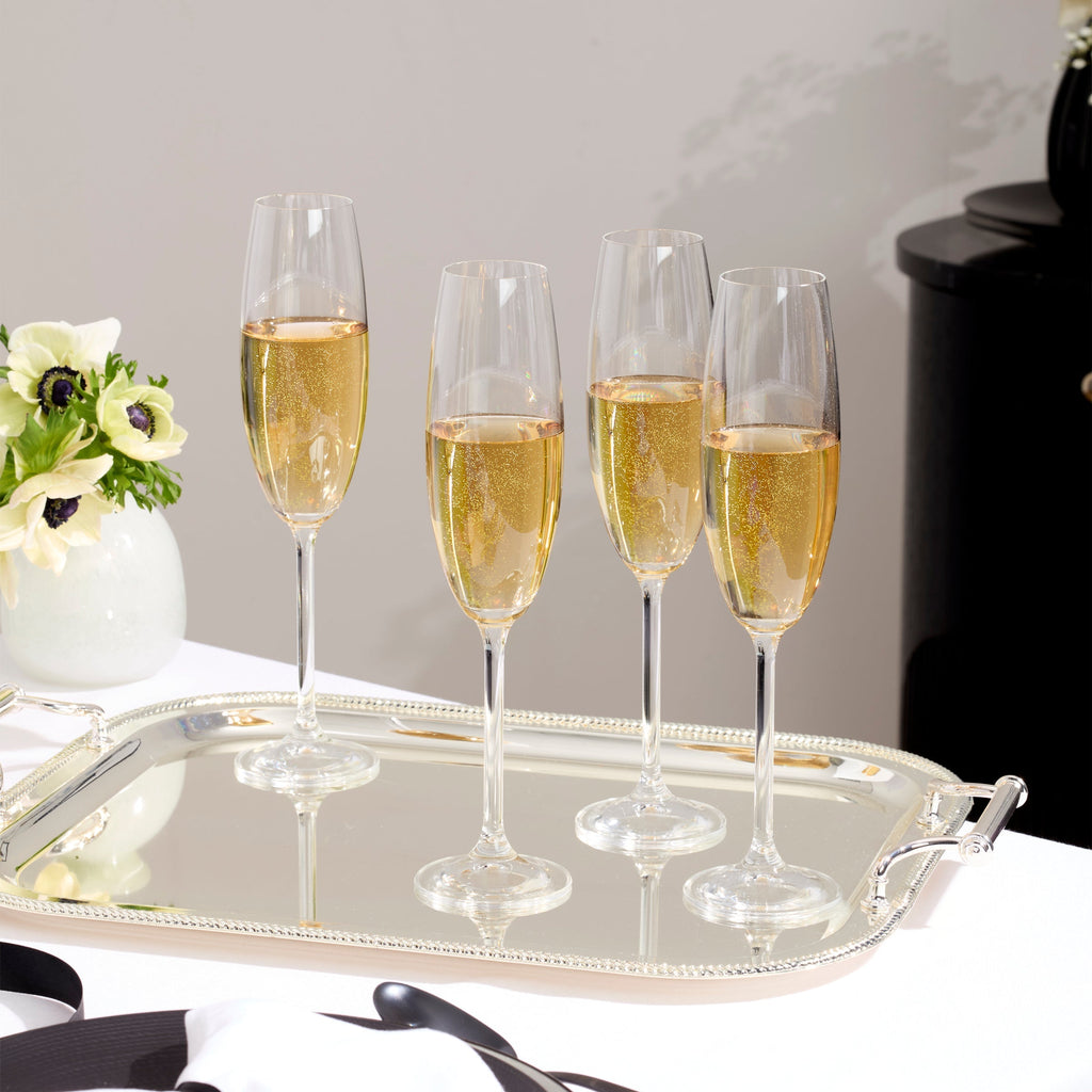Lenox Tuscany Classics Champagne Flute Glasses, Set of 6, european glass (view 4)