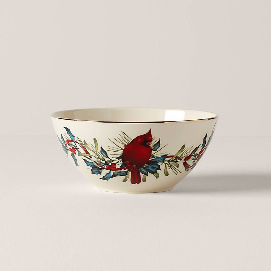 Lenox Winter Greetings Medium Bowl, porcelain