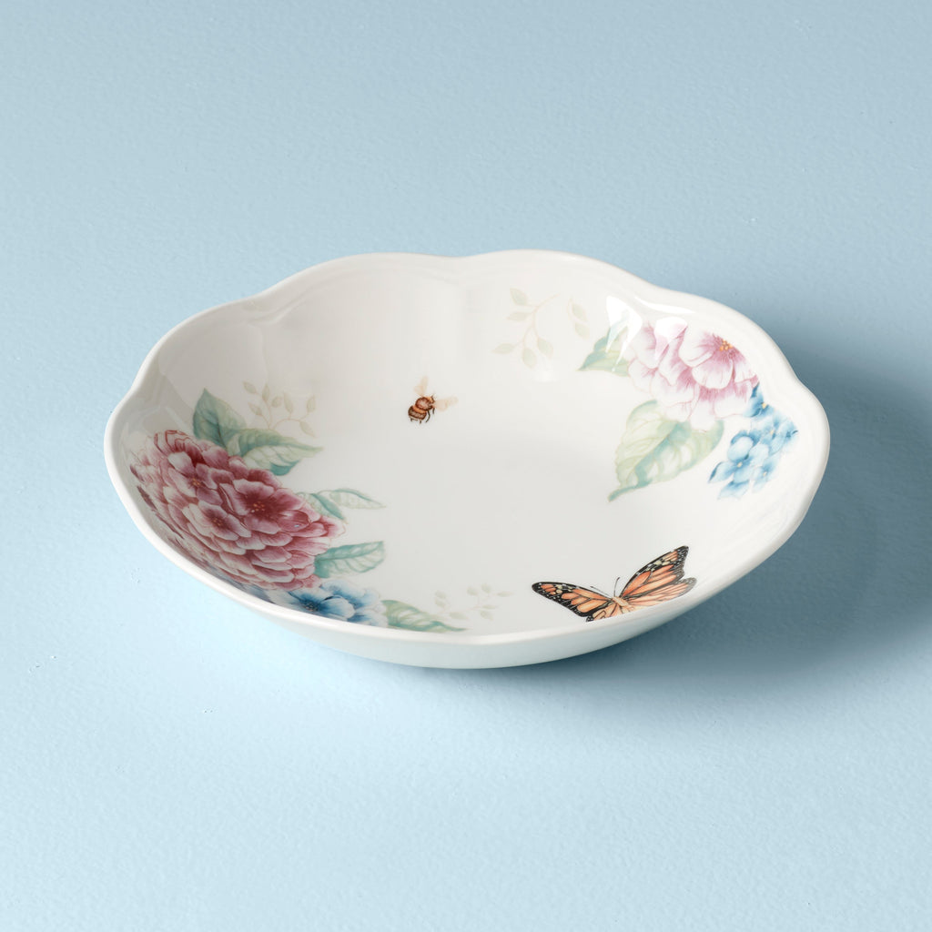 Lenox Butterfly Meadow Hydrangea Pasta Bowl, porcelain
