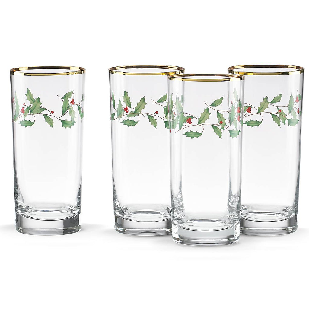 Lenox Holiday Highball Glasses, Set of 4, glass (view 2)