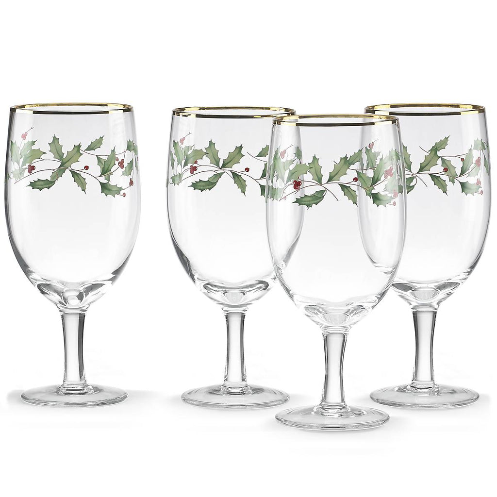 Lenox Holiday Iced Beverage Glasses, Set of 4, glass (view 5)