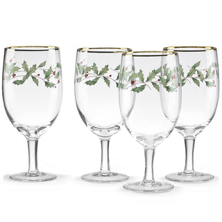 Lenox Holiday Iced Beverage Glasses, Set of 4, glass (view 5)