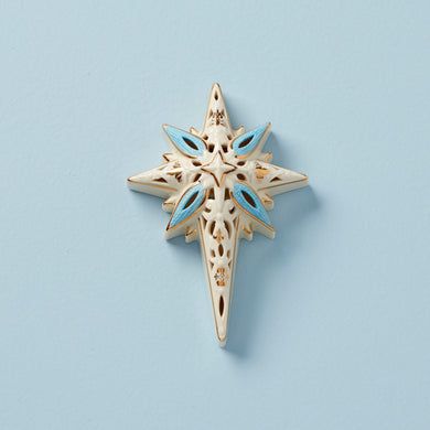 Lenox First Blessing Nativity Lighted Star, porcelain