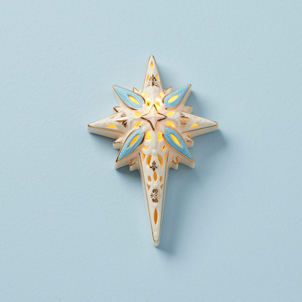 Lenox First Blessing Nativity Lighted Star, porcelain (view 2)