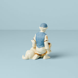 Lenox First Blessing Nativity Shepherd & Dog Figurine, porcelain (view 2)