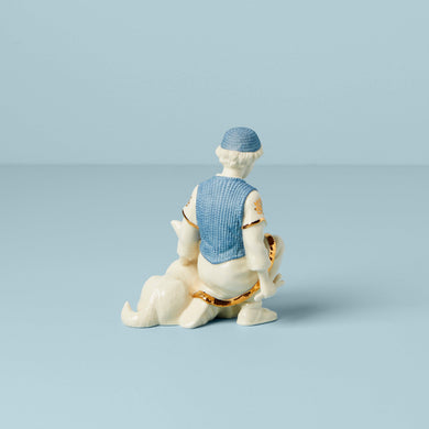 Lenox First Blessing Nativity Shepherd & Dog Figurine, porcelain (view 2)