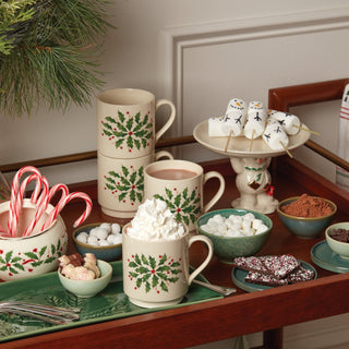 Lenox Holiday Stackable Mugs, Set of 4, porcelain (view 2)