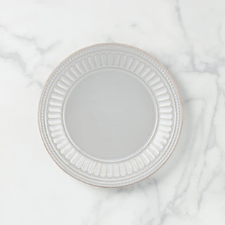 Lenox French Perle Groove Dove Dessert Plate, stoneware