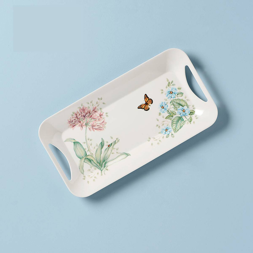 Lenox Butterfly Meadow Melamine Hors d'Oeuvres Tray, melamine