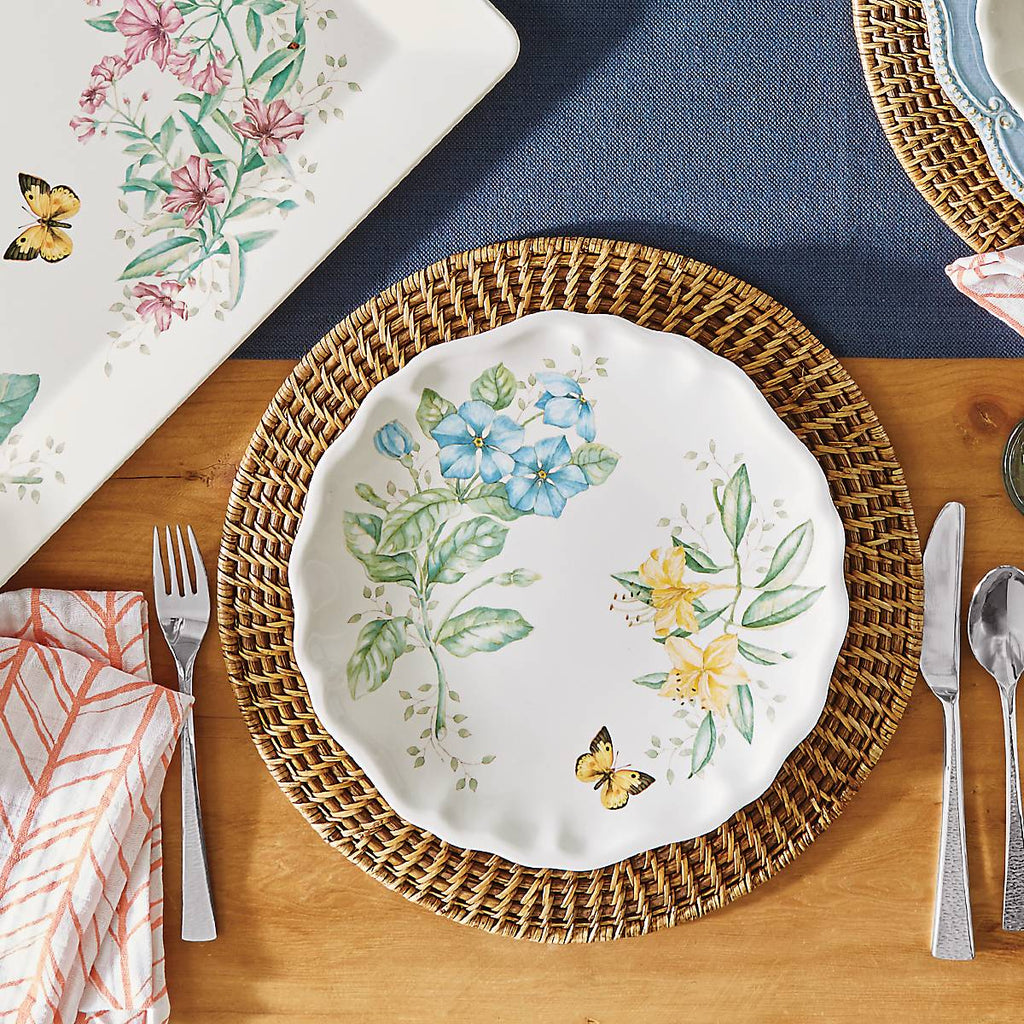 Lenox Butterfly Meadow Melamine Dinner Plates, Set of 4, melamine (view 7)