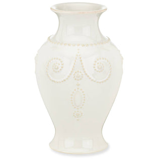 Lenox French Perle White Bouquet Vase, stoneware (view 2)