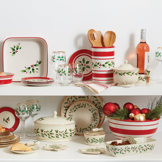 Lenox Holiday Covered Dish, porcelain (view 2)