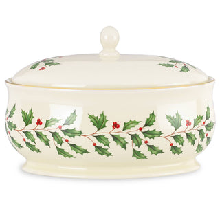 Lenox Holiday Covered Dish, porcelain (view 3)