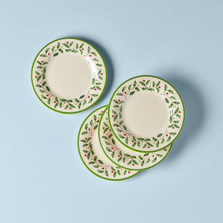 Lenox Holiday Melamine Accent Plates, Set of 4, melamine
