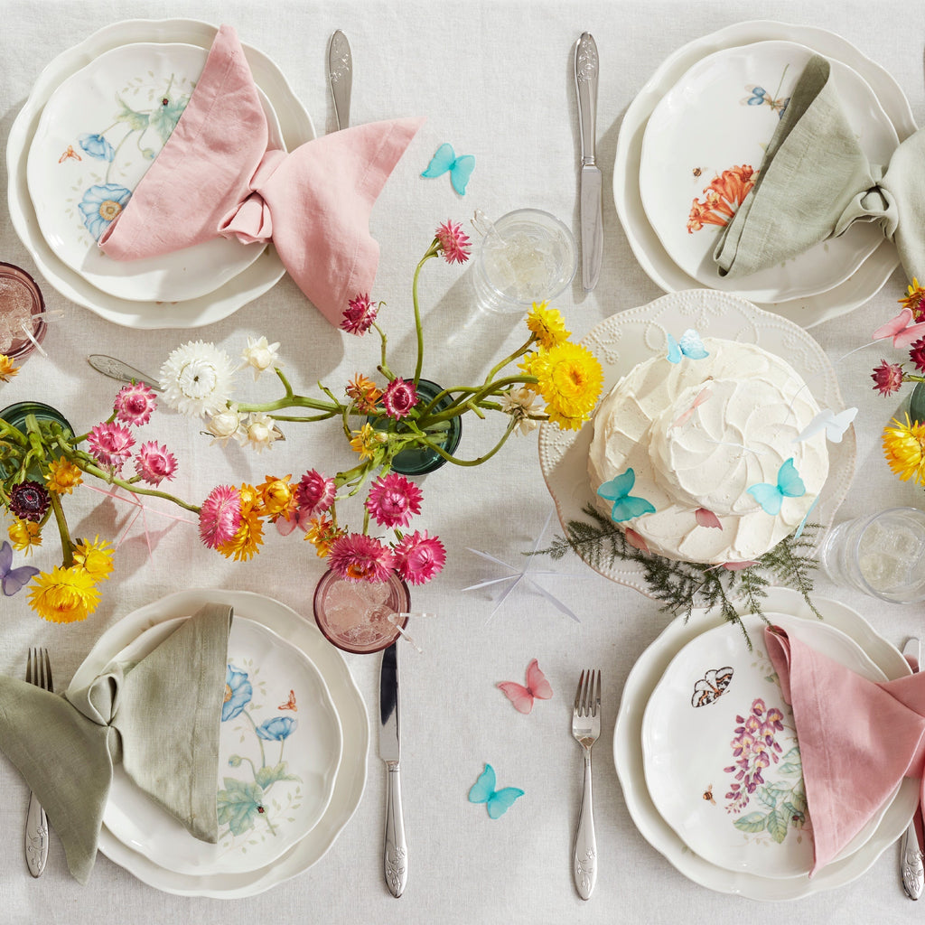 Lenox Butterfly Meadow 28-Piece Dinnerware Set, porcelain (view 7)