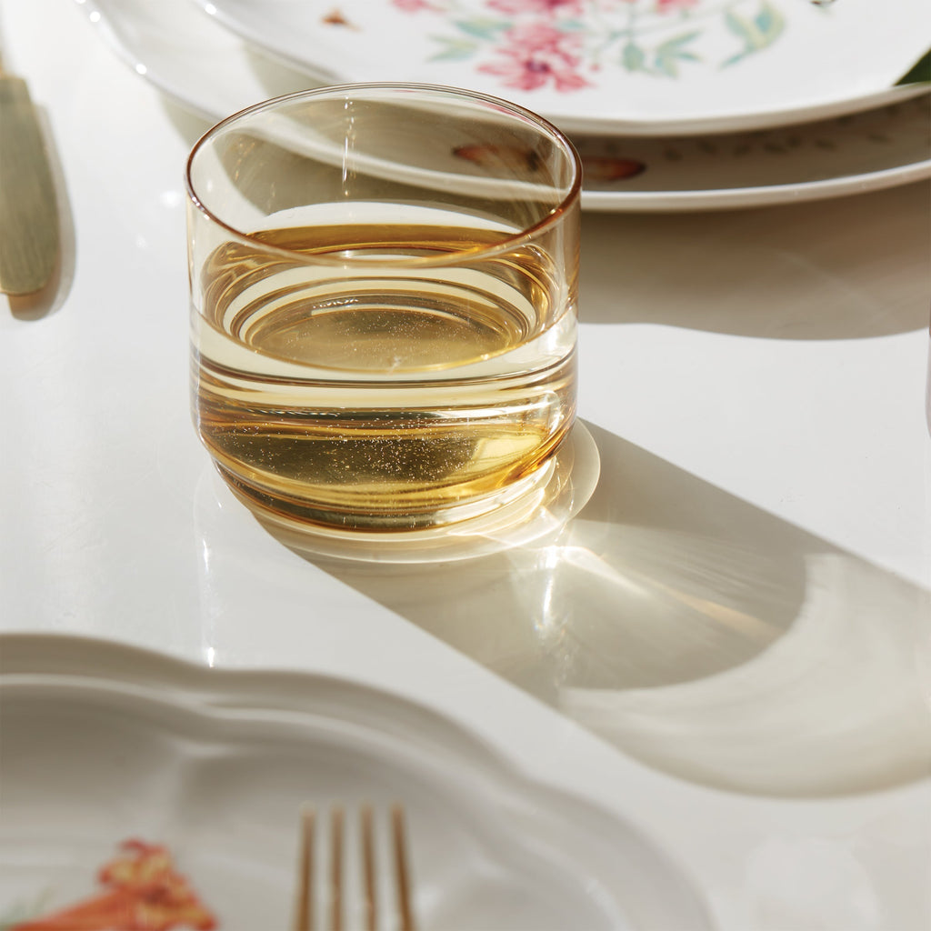 Lenox Tuscany Classics Stackable Amber Short Glasses, Set of 4, glass (view 2)