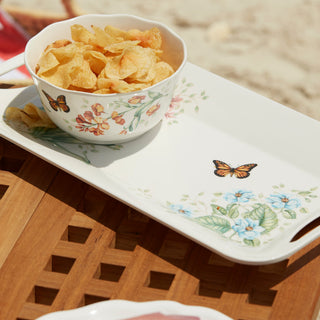 Lenox Butterfly Meadow Melamine Hors d'Oeuvres Tray, melamine (view 7)