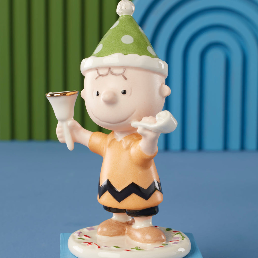 Lenox Happy New Year Charlie Brown 5-Piece Figurine Set, porcelain (view 6)