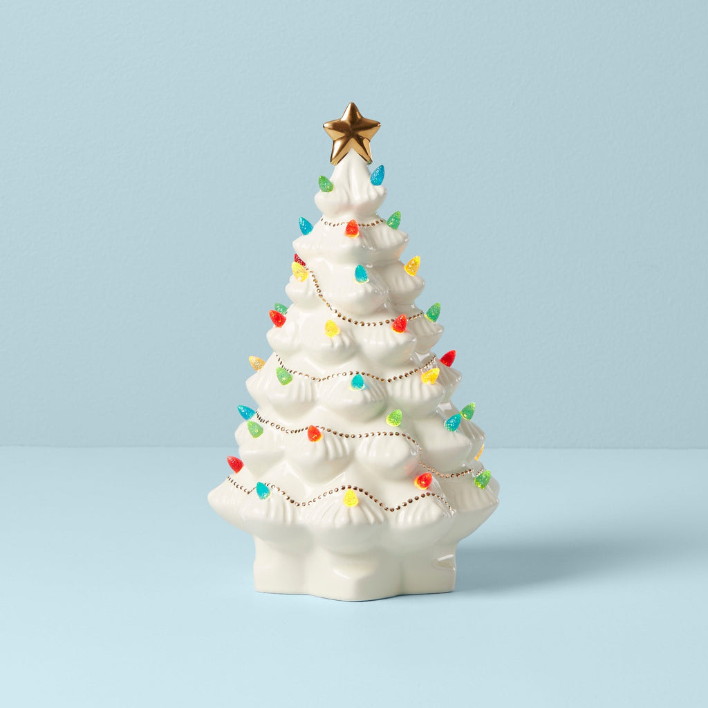 Lenox Treasured Traditions Ivory Lit Tree, dolomite
