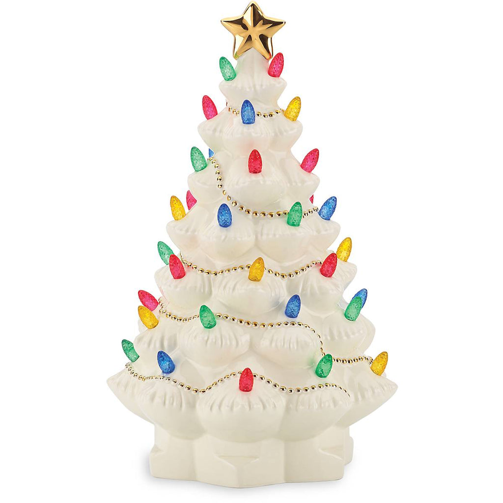 Lenox Treasured Traditions Ivory Lit Tree, dolomite (view 4)