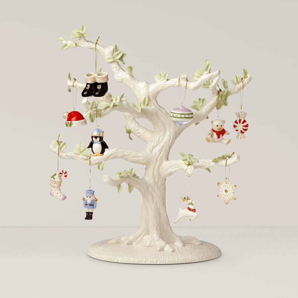 Lenox Christmas Memories 10-Piece Mini Ornament Set, porcelain (view 2)