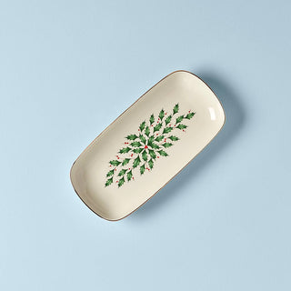 Lenox Holiday Bread Tray, porcelain