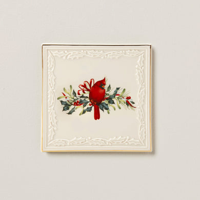 Lenox Winter Greetings Trivet, porcelain