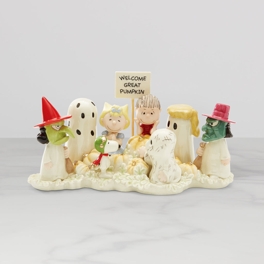 Lenox Welcome Great Pumpkin Figurine, porcelain