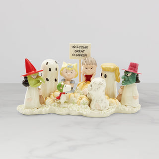 Lenox Welcome Great Pumpkin Figurine, porcelain