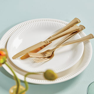 Lenox Portola Gold Satin 20-Piece Flatware Set, 18/10 stainless steel (view 14)