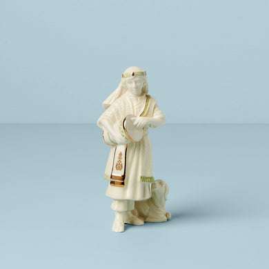 Lenox First Blessing Nativity Drummer Boy Figurine, porcelain