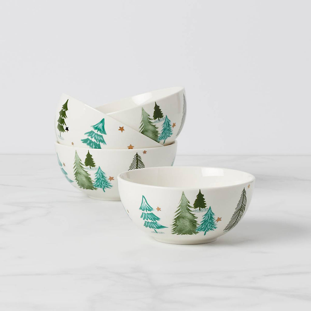 Lenox Balsam Lane All-Purpose Bowls, Set of 4, porcelain