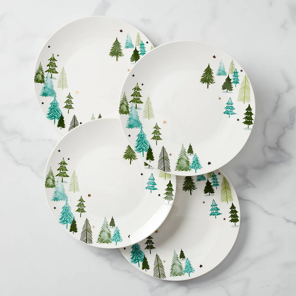 Lenox Balsam Lane Dinner Plates, Set of 4, porcelain