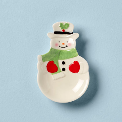 Lenox Holiday Snowman Spoon Rest, dolomite
