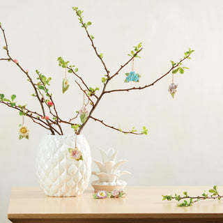 Lenox Celebrate Flowers 10-Piece Mini Ornament Set, porcelain (view 3)