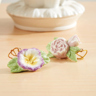 Lenox Celebrate Flowers 10-Piece Mini Ornament Set, porcelain (view 8)