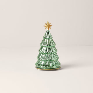 Lenox Radiant Light Lit Pine Tree, glass