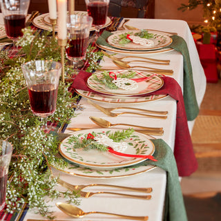 Lenox Holiday Plaid Dinner Plates, Set of 4, porcelain (view 6)